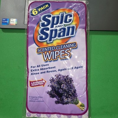 Discontinued 2009 Spic And Span Cleaning Wipes, 6 Pack, Lavender Scent