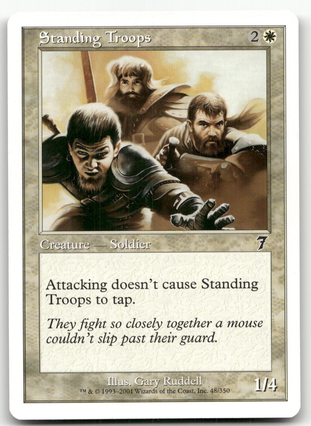 Standing Troops #48 (NM) 7th Edition 7ED Magic MTG