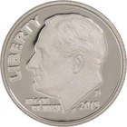 2015 S Roosevelt Dime Clad Proof 10c Coin Collectible