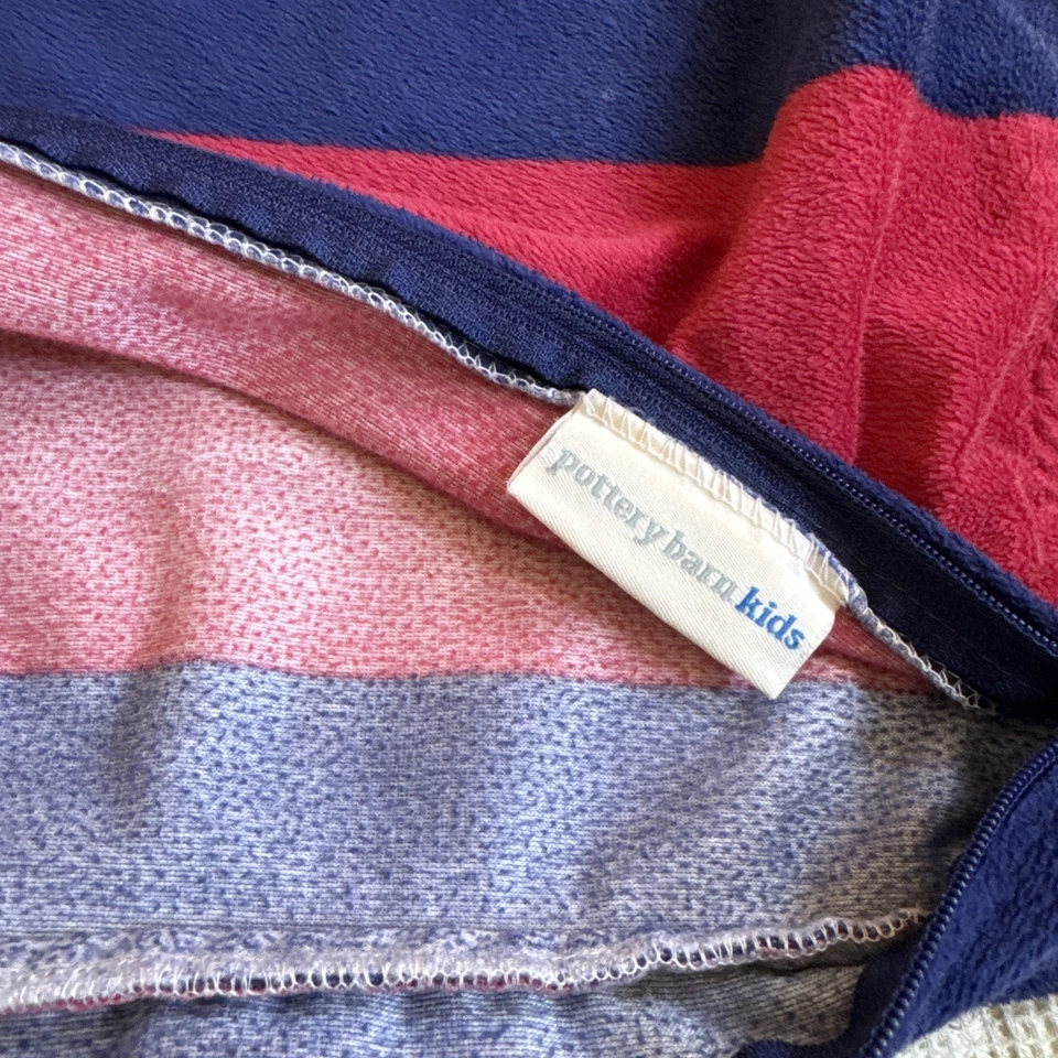 Pottery Barn PB Niños Rugby Rayas Azul Marino y Rojo Falsa Estándar Foto 4 de 4