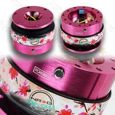 NRG PINK ALUMINUM STEERING WHEEL GEN 2.0 QUICK RELEASE ADAPTER SRK-200PK-SAKURA