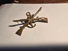 U S CIVIL OR INDIAN WAR EIGHT CAVALRY HAT INSIGNIA SCREW BACK