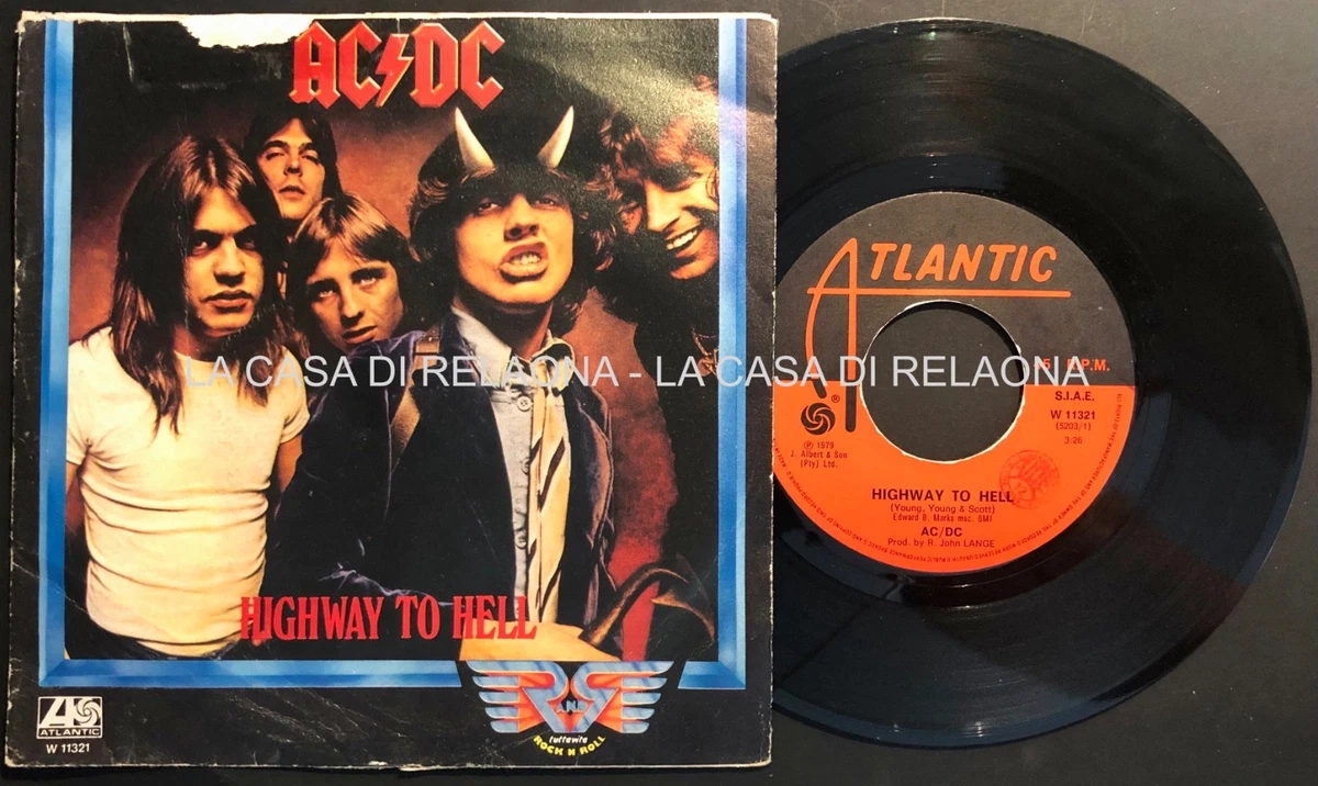 45 AC DC HIGHWAY TO HELL - ANNO 1979 - 1° Stampa ita