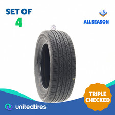 Set Of 4 Used 21560r16 Continental Controlcontact Tour As Plus - 7.5-9.532