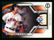 2019 TOPPS TRIBUTE MILESTONE RELIC KYLE TUCKER RC MLB DEBUT BALL PATCH SSP #/10!