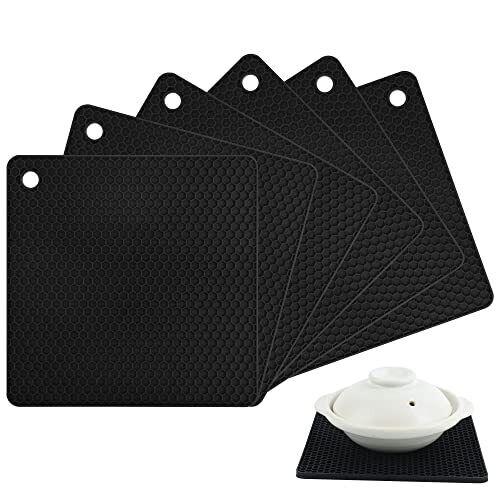 Silicone Trivet Mats Silicone Hot Pads For Pot Holders Trivets For Hot Dishes Mu