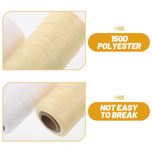 3 PCS Braided Wax Thread Hand Stitching Cord Waxed Sewing - Picture 2 of 12