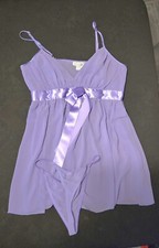 Seductivewear by Cinema Etoile Womens Nightie Lingerie Lavender Large