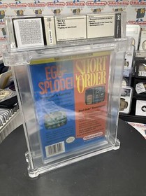 Short Order Eggsplode! NES Power Pad Sealed VGA WATA CGC Nintendo NES SNES GBA