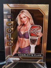 Charlotte Flair 2022 Panini Prizm WWE Gold #18
