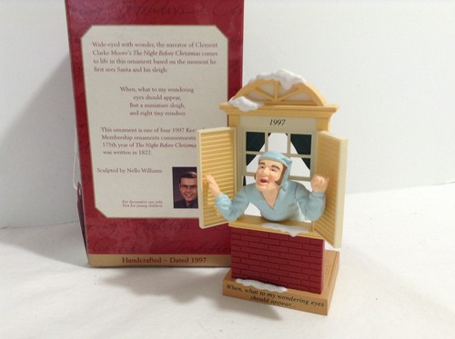 NEU! Hallmark Club Ornament Away to the Window 1997 The Night Before Christmas - Bild 2 von 2