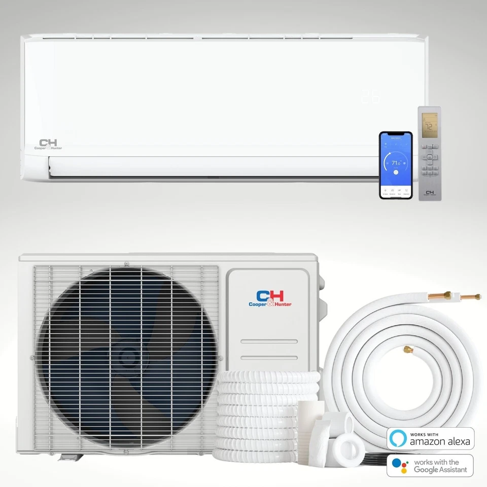 24000 BTU Mini Split Heat Pump Air Conditioner 21 SEER 2 TON 230V