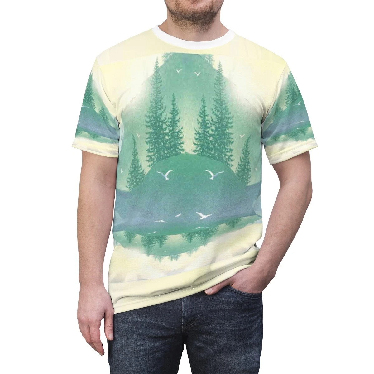 Unisex Cut & Sew Tee (AOP)