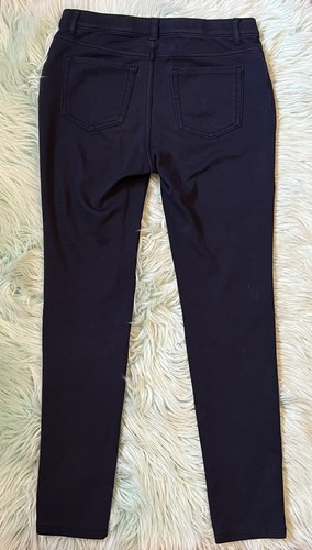 Childrens Place Girls School Uniform Pants Sz 16 Navy Blue Ponte Stretch Pull On - Picture 3 of 4