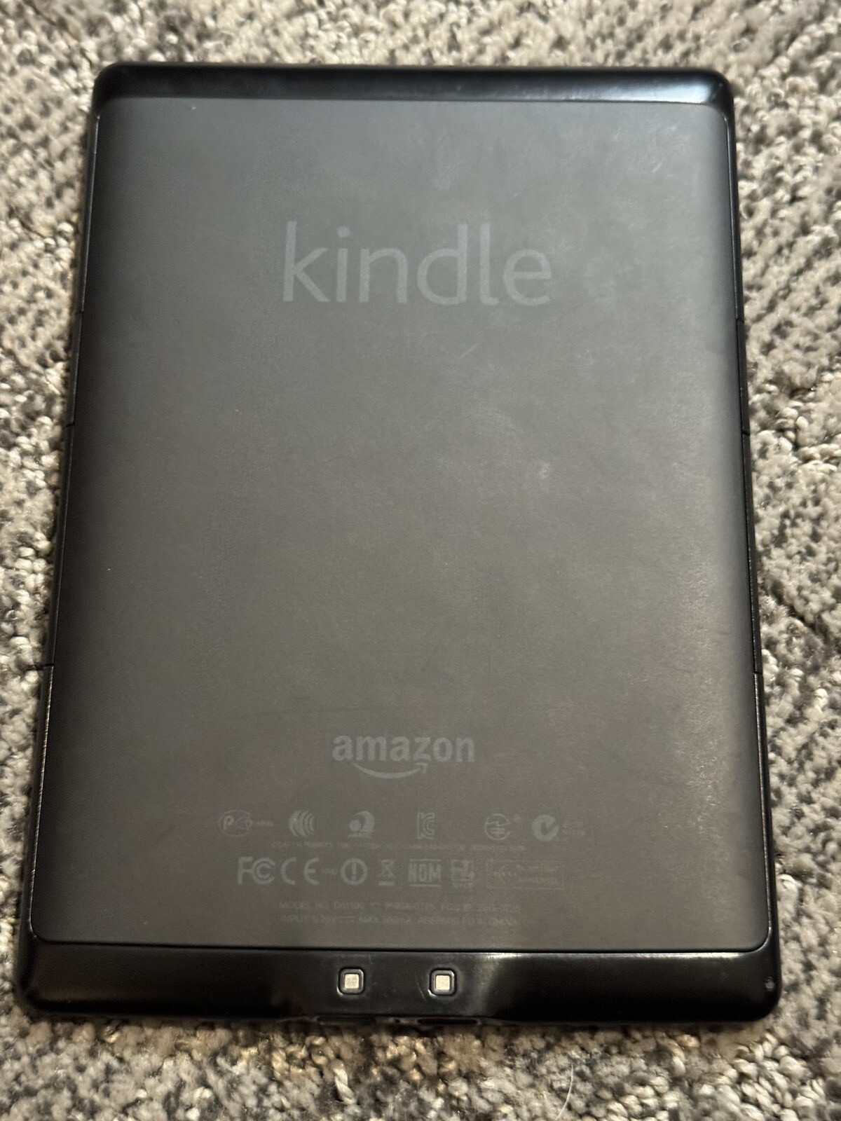 Amazon Kindle Reader 4th Gen Model D01100 Gray Black Tested eBay