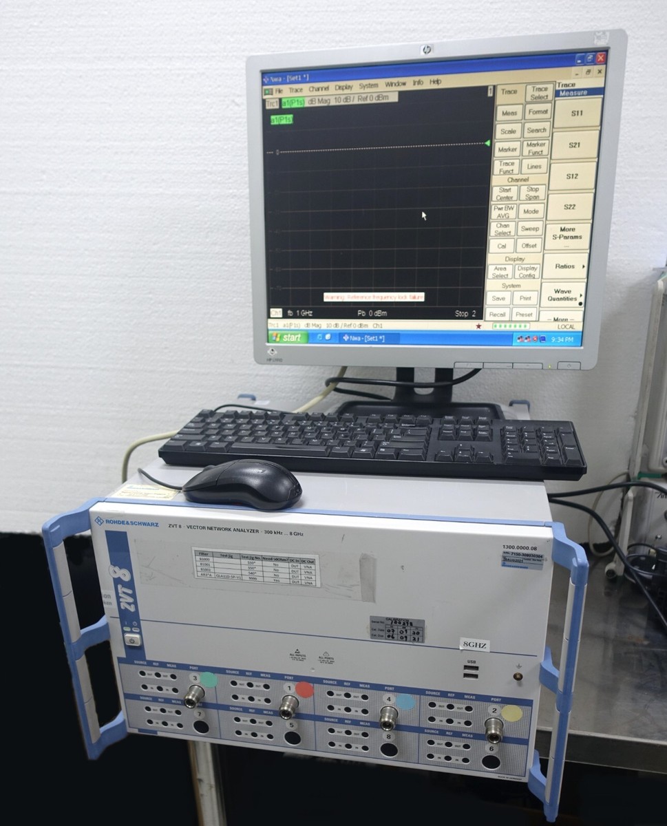 R&S ROHDE & SCHWARZ ZVT8 ZVT 8 w 4 PORTS VNA VECTOR NETWORK
