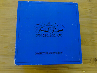 Trivial Pursuit Komplettset-Junior Edition, Parker, Spiel, vollständig, 4-3