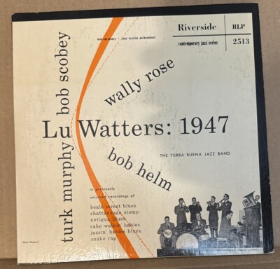 Lu Watters Yerba Buena Jazz Band - 1947 - Riverside 10  LP RLP-2513 VG+