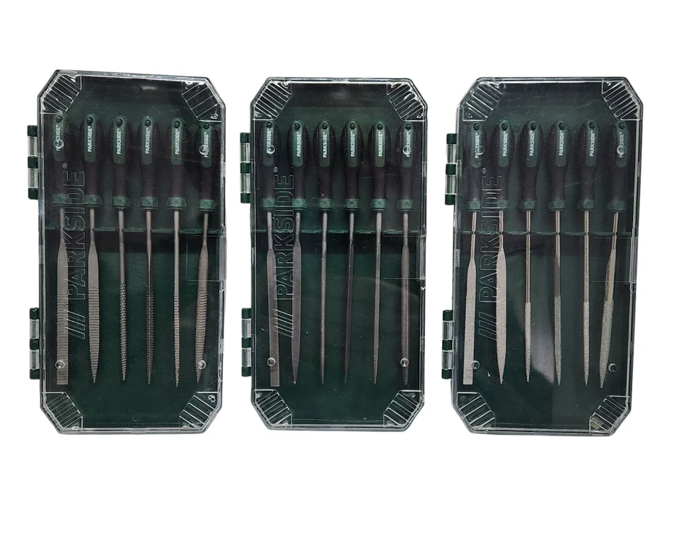 PARKSIDE 6 Schlüsselfeilen Fein Grob Diamant Feilen Feilen-Set Feinmechanik Nadelfeilen