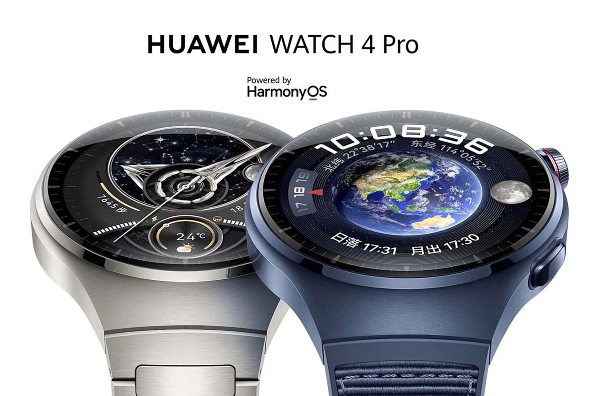 4 Fedex By | HarmonyOS Huawei AMOLED Titanium eBay Watch Smart 1.5\