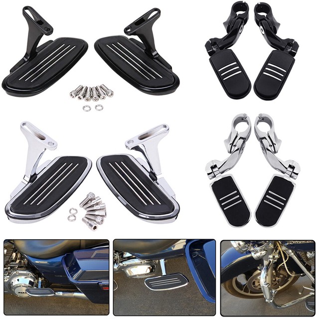 Streamline Passenger Foot Floor board For Harley Touring Road Street Glide 93Up eBay