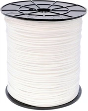 Atwood Rope MFG Parachute Cord White Spool, 7 strand core, 1000 ft RG1220S &