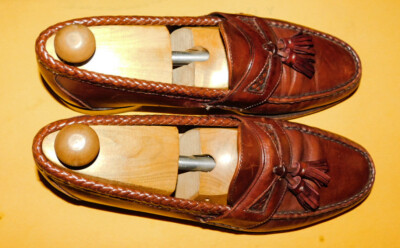 Allen Edmonds Brown Mansfield Loafer Dress Shoe size 9.5 D Allen Edmonds Mansfield Shoes Size 9.5B Brown Leather Free  main image 3