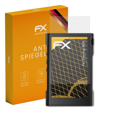 atFoliX 3x Displayfolie für Shanling M3X Schutzfolie matt&stoßfest Folie