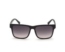 Guess GU00004 01Q Black Plastic Square Sunglasses Frame 58-16-145 GU00004