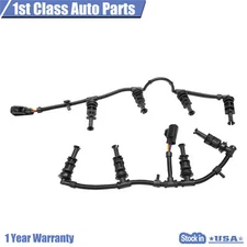 Left & Right Glow Plug Wiring Harness Set Fit 08-10 Ford F-250 F-350 F-450 F-550