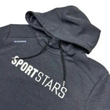 Legends Sportstars Men's Hoodie Sweatshirt Gray • Large