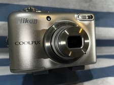Nikon COOLPIX L30 Silver,20MP,5x,f/3.2,3.0inc,AA 2 EXC fromJapan Nikon USED