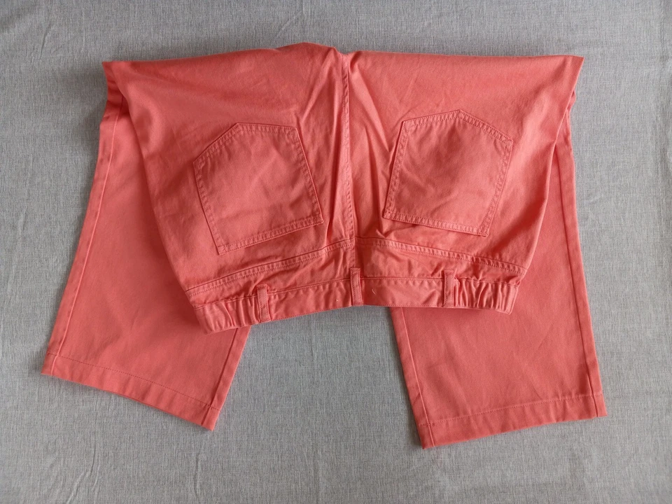 Pantalones de mezclilla capri de algodón puro para mamá al aire libre cintura elástica Orvis 12 para mujer Foto 4 de 4