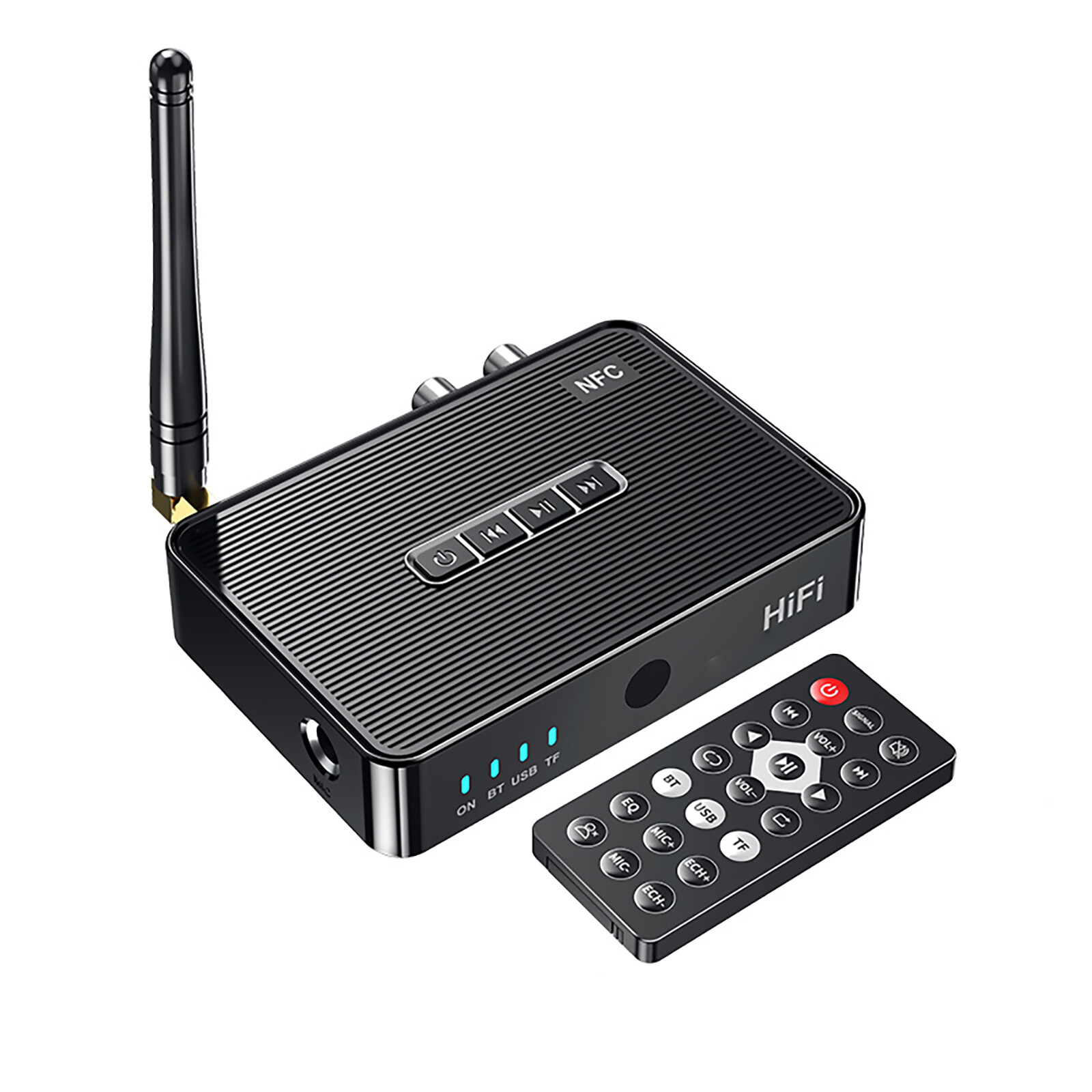 3-in-1 Bluetooth 5.1 Receiver with NFC for RCA Stereo Audio Wireless Adapter