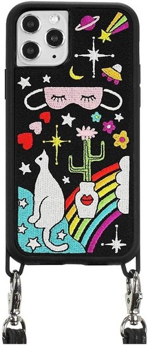Zero Gravity Daydream Phone Case w/Strap for iPhone 11 Pro - Embroidered Design - Picture 3 of 10