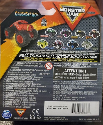 CRUSHSTATION TRUCK 2024 Monster Jam Series 34 Monster Truck 1/64 NEW!  - Bild 4 von 4