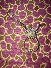 G7 ANTIQUE BUTTON HOLDER FILIGREE JEWELRY TONGS SUGAR ICE CUBE KEYCHAIN PACIFIER