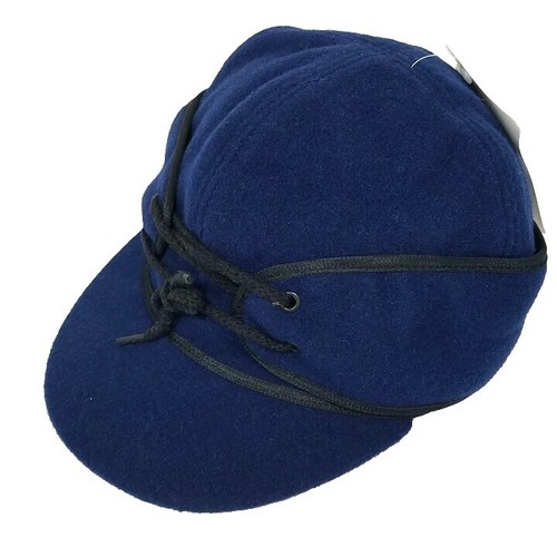 Eugenia Kim Black Wool Trapper Hat Ear Flaps Leather Strap  display picture 3