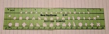 NEW Berol Rapidesign Template - Plotting Symbols - R-59 discontinued