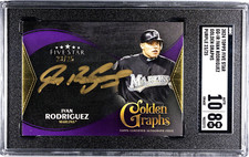 2024 Topps Five Star Golden Graphs Ivan Rodriguez #/25 Marlins SP Auto SGC 10 &8