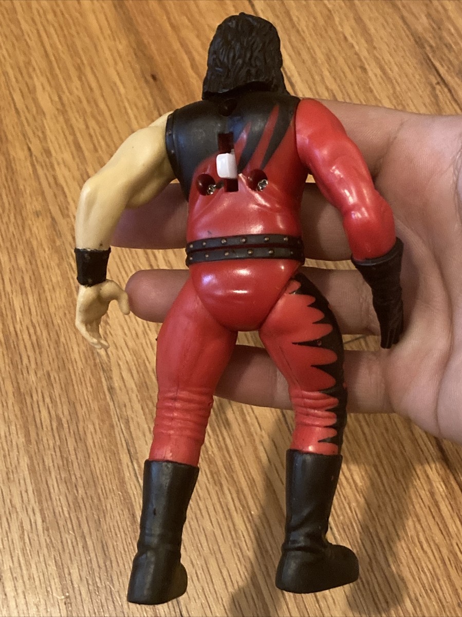 1999 WWF WWE Jakks Masked Kane Slammer Wrestling Figure Black red