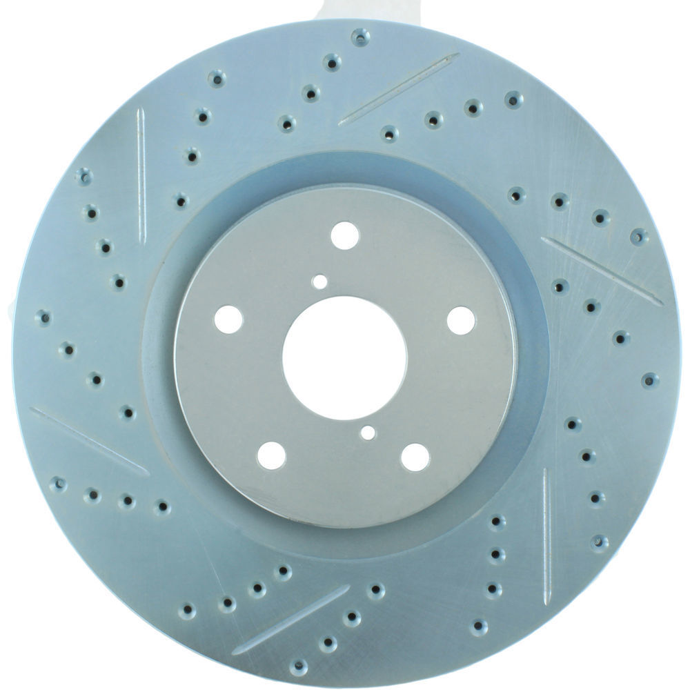 Stoptech Cross Drilled Rotor - Front Left | 2009-2014 Subaru WRX (128.47021L)