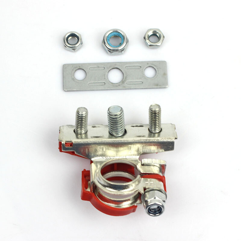 Heavy Duty Car Battery Terminal Quick Connector Cable Clamp Clips Copper 1 Pair