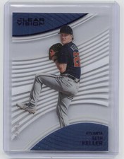2023 Panini Chronicles #19 Seth Keller Clear Vision Blue #/50