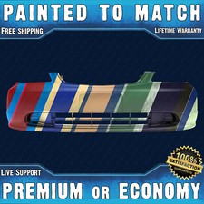 New Painted To Match - Front Bumper Exact Fit For 2001-2003 Honda Civic 01-03