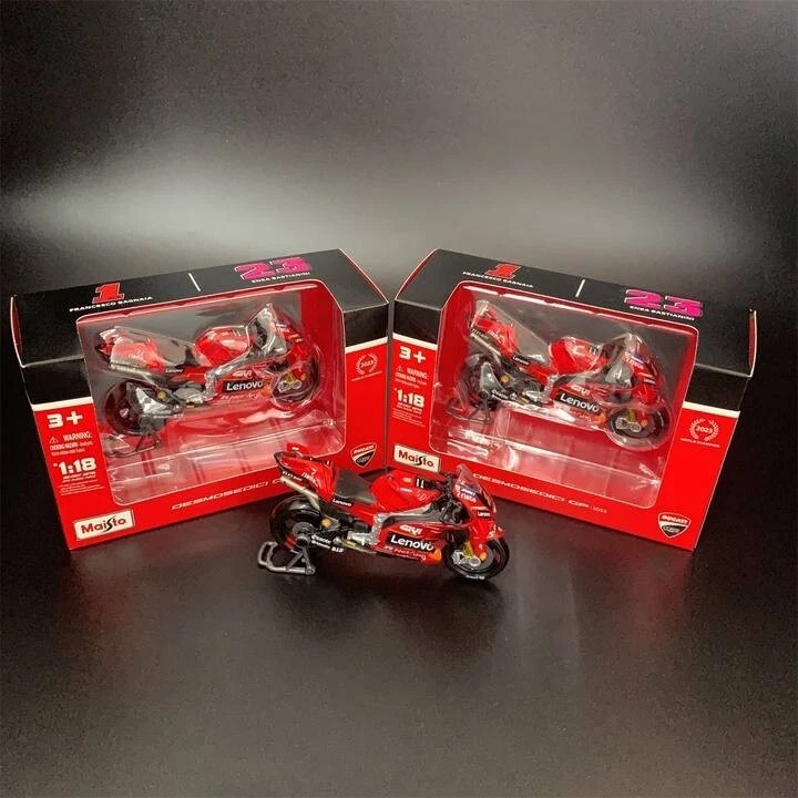 NEW Maisto 1/18 Ducati Lenovo Team #1 2023 Moto Gp Motorcycle Diecast Model Toy - Image 2 of 4