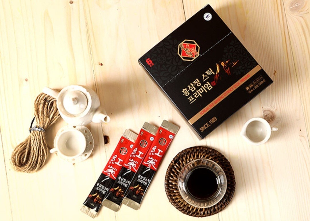 Extracto de ginseng rojo coreano 6 años premium, 10 ml x 30