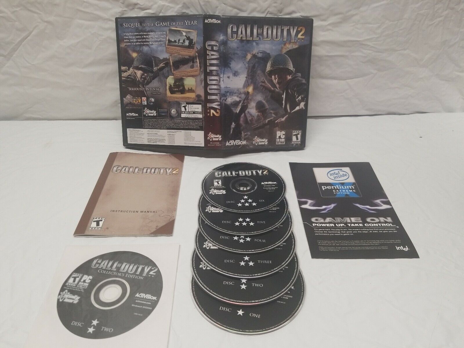 Call of Duty 2 - PC CD-Rom Computer game + case 5030917031885