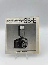 Nikon Speedlight SB-E Owner's Manual Japan