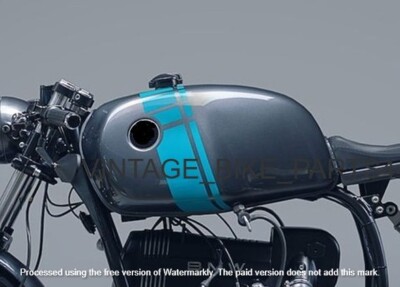 BMW R100 RT RS R90 R80 R75 Dark Blue Painted Steel Petrol Tank